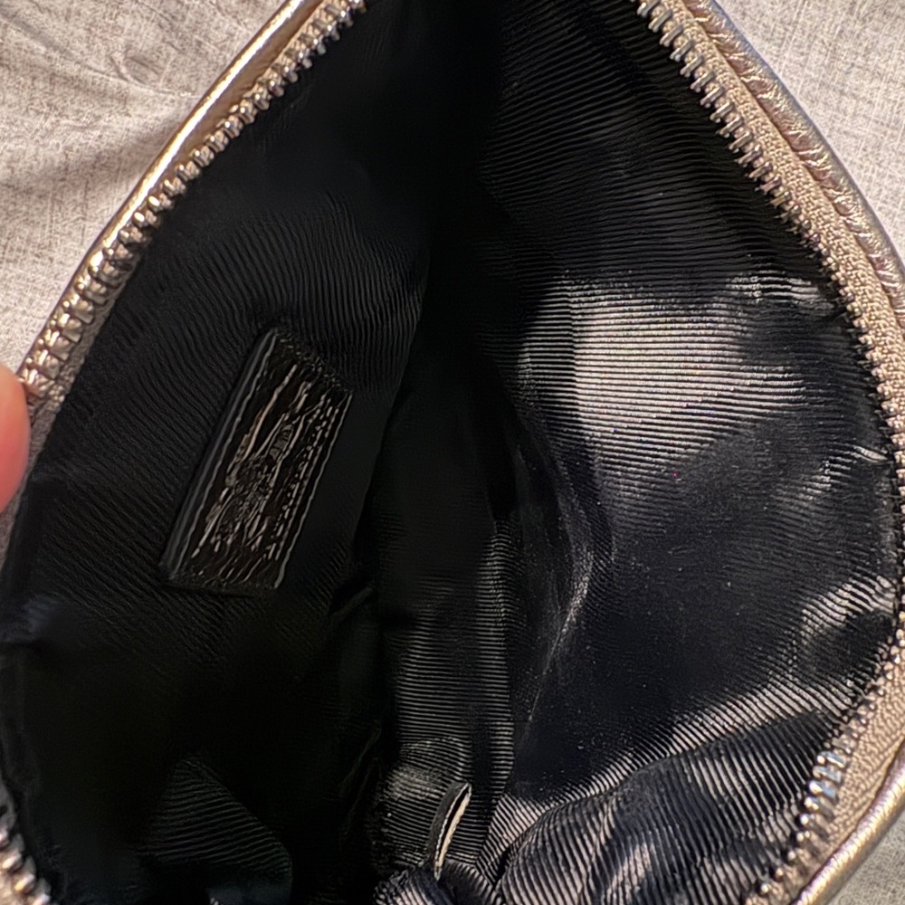 Burberry Checkered Black and Gray Cosmetic Bag - Picture 8 of 10